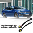 2pcs H11 H9 H8 Extension Wiring Harness Sockets Wires for Headlights Fog Lights