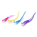 4pcs Artificial Foam Feather Bird DIY Party Craft Ornament Props Decor(Clip