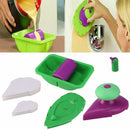 Kit Tool Wall Painting Roller Tray Paint Brush Paint Pad Edge Cleaning Tool
