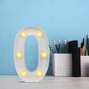 Digital Number LED Symbol Sign Night Light for Wedding Party Birthday (0) Newly
