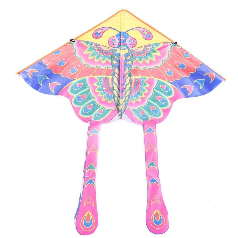 90x50cm Bright Cloth Colorful Butterfly Kite Outdoor Foldable Kites (C)