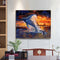 Whale Jumping out Water Oil Paint By Numbers Kit DIY Acrylic Painting Art