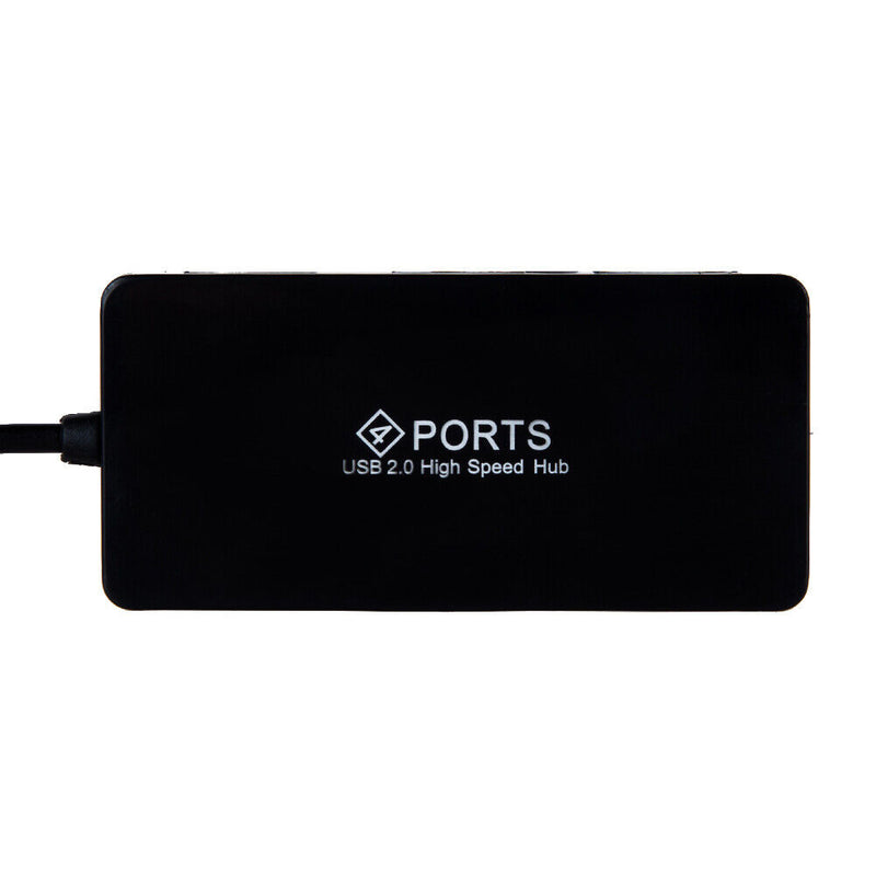 High-Speed USB 2.0 Hub 4-Port 480Mbps Hub USB Port for Laptop PC Peripherals