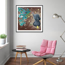 5D DIY Full Drill Diamond Painting Elephant Embroidery Mosaic Kit Bedroom Decor