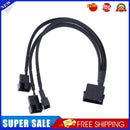 4pin IDE Molex to 3-Port 3Pin/4Pin Cooler Cooling Fan Splitter Power Cable