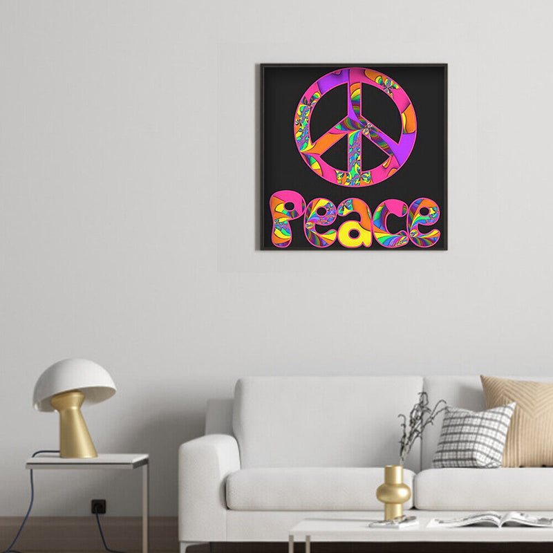 5D Diamond Painting DIY peace Full Round Drill Rhinestone Kit