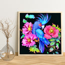 5D Full Round Drill Diamond Painting Parrot Flower Kits Decor Craft (G252) Newly