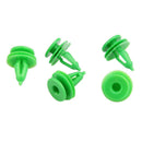 8pcs Universal Car Door Trim Panel Rivets Plastic Push Fastener Clips Green