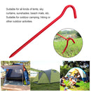 4pcs Tent Stake Portable Outdoor Nails Aluminium Alloy for Hammock Awning Can