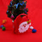 Christmas Gift Bag Kids Candy Handbag Xmas Party Decoration Sack(Santa)