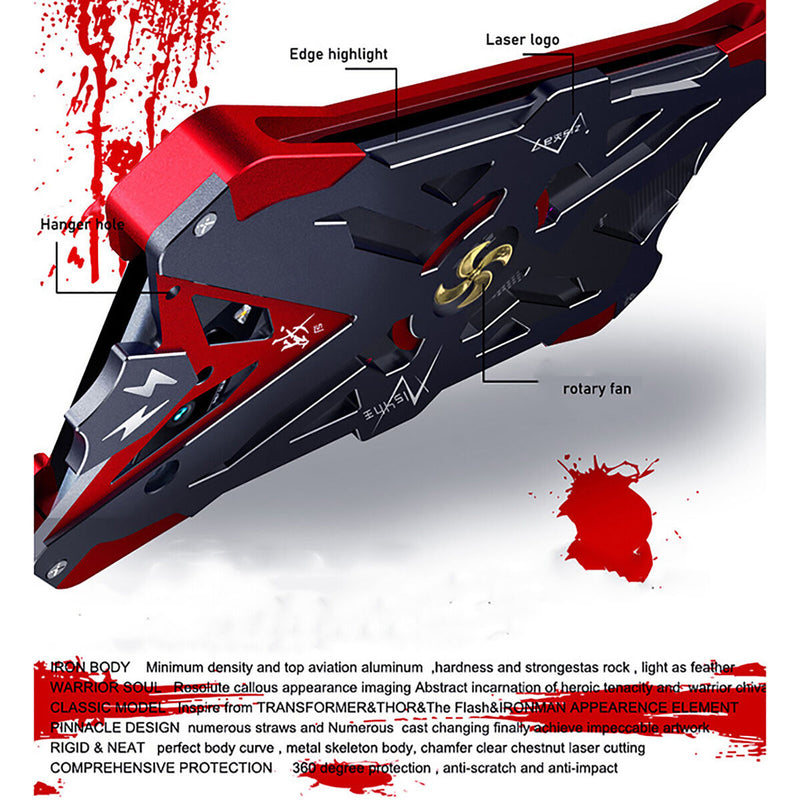 For Asus ROG 5 Phone Metal Body Anti-Drop Shell Case