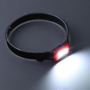 3 Modes Waterproof COB Flashlight Outdoors Headlight Headlamp Torch(Red) Newly