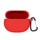 Silicone Earbuds Protective Case Bag w/ Hook for Beats Studio Buds (Red) Newly
