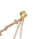 Hip Hop Dangle Drop Long Chain Stud Multi-Layer Cross Earrings Tassel Earrings