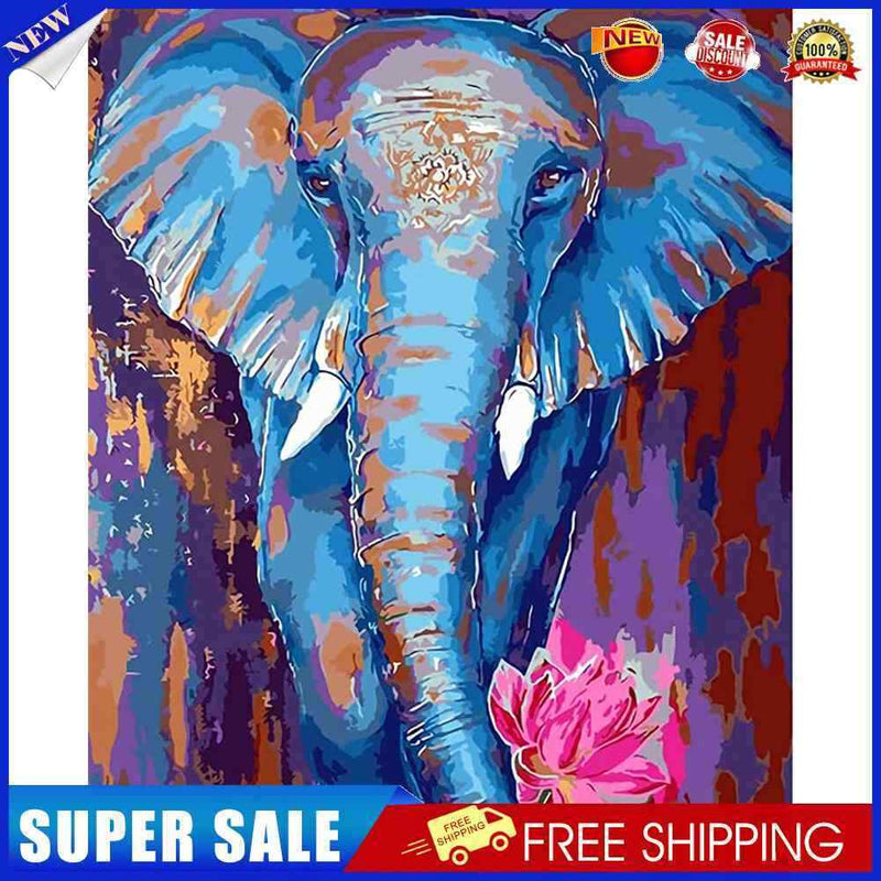 #A Animal Oil Paint By Numbers Kit DIY Acrylic Painting Home Decoration Gift Art