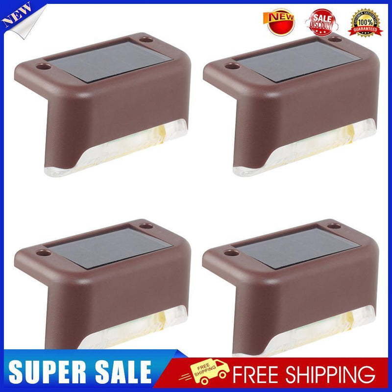 20pcs LED Solar Deck Lights Outdoor Pathway Yard Stairs Fence Lamps (White)