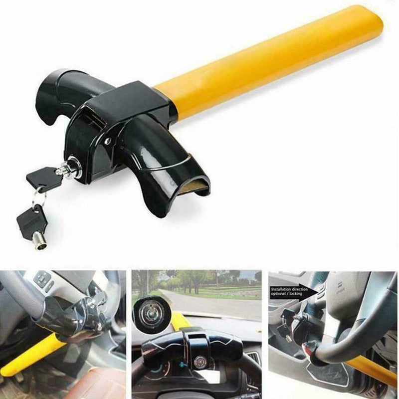 Anti-Theft Car Steering Wheel Lock T Shape High Security For Car Lock S4Y5