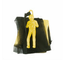 Hand Throw Soldier Parachute Outdoor Game Kids Educational Toys (Yellow) Newly