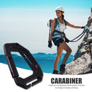 Carabiner Outdoor Camping Climbing Backpack Molle System D Buckle (Black) Newly