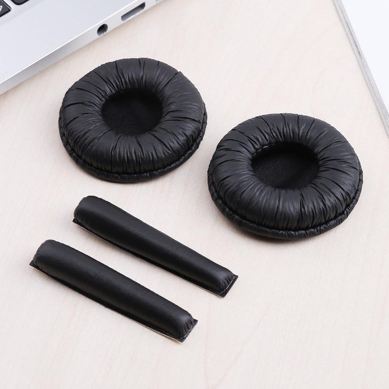 1 Pair Earphone Ear Pads with Headband Cushions for Sennheiser PX100 PX200