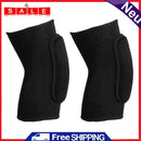 JUNERAIN 1 Pair Elastic Elbow Knee Support Sports Knitted Sponge