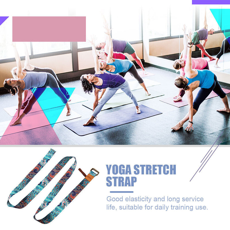 Yoga Strap Belt Elastic Dance Stretch Fitness Exercise Resistance Band (A2)