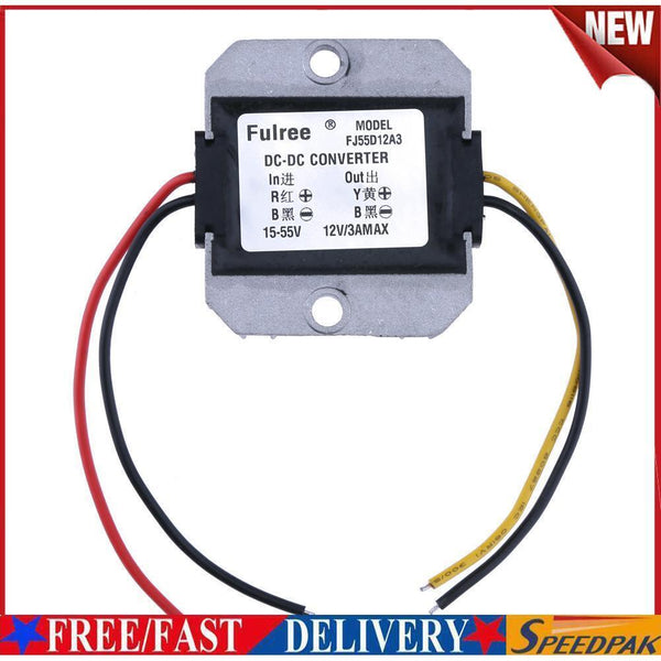 DC-DC 15-55V to 12V 3A Step Down Voltage Converter Reducer Module #F