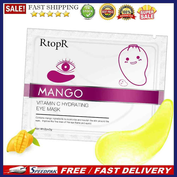 2pcs Vitamin C Collagen Eye Masks Anti Puffiness Dark Circles Acne Beauty P