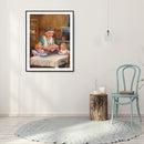 Diamond Painting 5D Grandma and Grandkids DIY Full Round Drill Crafts Art K