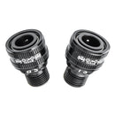 MUQZI MTB Bicycle Pedal Lock Extension Quick Release Pedal Adapters (Black)