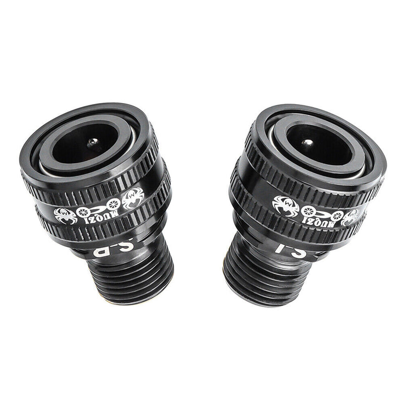 MUQZI MTB Bicycle Pedal Lock Extension Quick Release Pedal Adapters (Black)