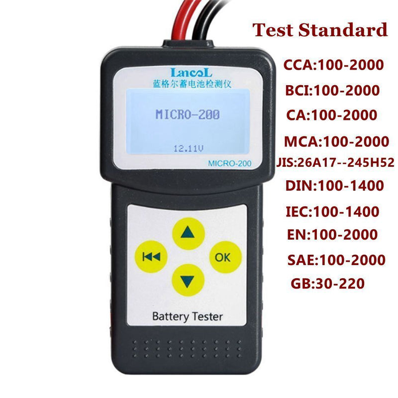 Diagnostic Tools Car Battery Tool Auto Battery Analyzer Car Battery Tester