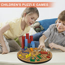 Fast Track Board Games - Wooden Board for Teens Intellectual Development