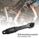 Portable Tensioner 12.7mm 17.5mm Ratchet Wrench Hand Tool Drill Chuck Wrench Tool