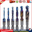 6x Screw Machine Hex Shank Thread Metric Compound Tap Drill Bits (Short) Newly
