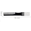 Barber Hairdressing Salon Steel Needle Fork Cosmetic Pin Comb Styling Tools