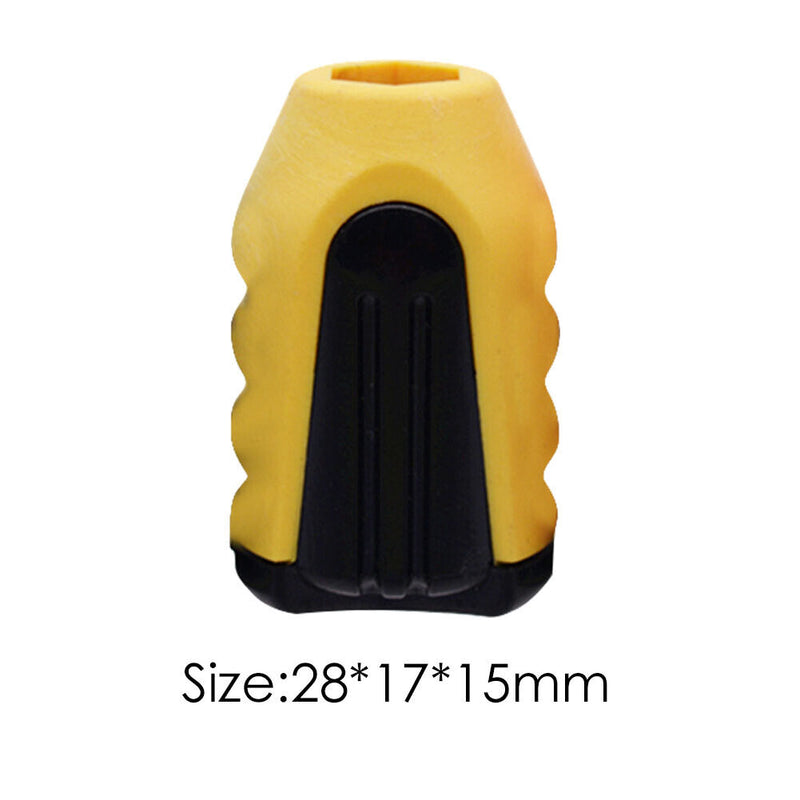 Strong Magnetizer Drill Bit Magnetic Ring Magnet Screwdriver Bits (Yellow)