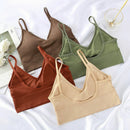 Vest Fitness Backless Shockproof Running Gym Yoga Sports Bra Bralette Seamless