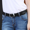 Women Men Woven Elastic Canvas Braided Stretch Straps Simple Pin Buckle Belt