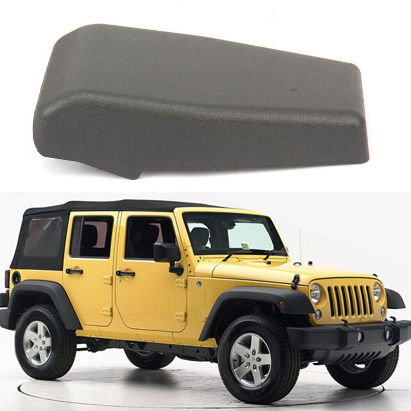 2pcs For Jeep Wrangler JK 2007-2017 Rear Window Hinge Cover Car Glass Cap Newly