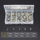 5 Size Single Barrel Crimping Sleeves Fishing Line Wire Leader Copper Tubes