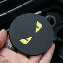 2pcs Car Coaster Water Cup Bottle Holder Anti-slip Mat Pad Silica Gel Non-slip