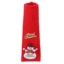 Christmas Wine Bottle Bag Dinner Xmas Table Party Decor (Snowman)