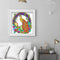 Mosaic Part Drill Special Shaped DIY Flower Peafowl Picture 5D Diamond Painting
