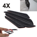 4 Pcs Carbon Fiber Car Door Edge Guard Scratch Protector Anti-collision Strip