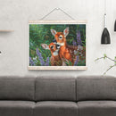 5D DIY Diamond Painting Kits Animals Full Round Rhinestone Mosaic Wall Art