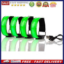 USB Charging LED Luminous Night Running Armband Bracelet Outdoor Sports