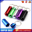 Portable Mini Multi-use Medicine Storage Box Pill Holder with Chain(Random