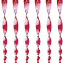 6pcs Bird Repellent Stick Reflective Spiral Deterrent Garden Decor (Red) Newly