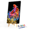 Frameless Oil Paint By Numbers DIY Fish Picture Craft Kit for Room Decoration